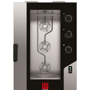 Piec konwekcyjno-parowy Millennial Smart Gastro, 11× GN 1/1 – sterowany elektromechanicznie, gazowy, Tecnoeka, 230V/700W, 17500kW, 730x855x(H)1231mm