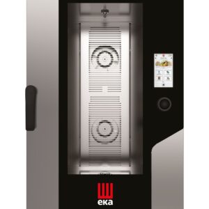 Piec konwekcyjno - parowy Millennial Touch Screen GASTRO 11 x GN 1/1 elektryczny z bojlerem, ekranem dotykowym, z systemem myjącym i sondą, Tecnoeka, 400V/19000W, 730x849x(H)1130mm