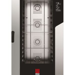 Piec konwekcyjno-parowy Millennial Black Mask Bakery, 16× 600×400 mm – sterowany elektronicznie, elektryczny, Tecnoeka, 400V/31000W, 930x1035x(H)1900mm