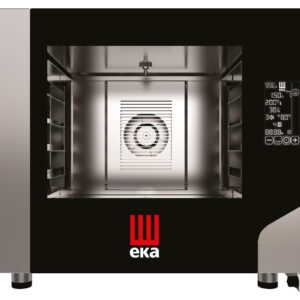 Piec konwekcyjno-parowy Millennial Black Mask Bakery, 4× 600×400 mm – sterowany elektronicznie, elektryczny, Tecnoeka, 400V/7800W, 850x1035x(H)700mm