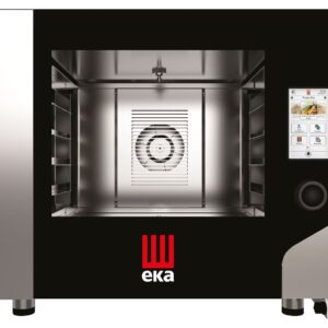 Piec konwekcyjno-parowy Millennial Touch Screen Bakery z automatycznym systemem myjącym, 4× 600×400 mm – sterowany elektronicznie, elektryczny, Tecnoeka, 400V/7800W, 850x1035x(H)700mm