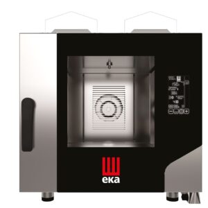 Piec konwekcyjno-parowy Millennial Black Mask Gastro, 5× GN 1/1 – sterowany elektronicznie, gazowy, Tecnoeka, 230V/300W, 9300kW, 730x849x(H)801mm