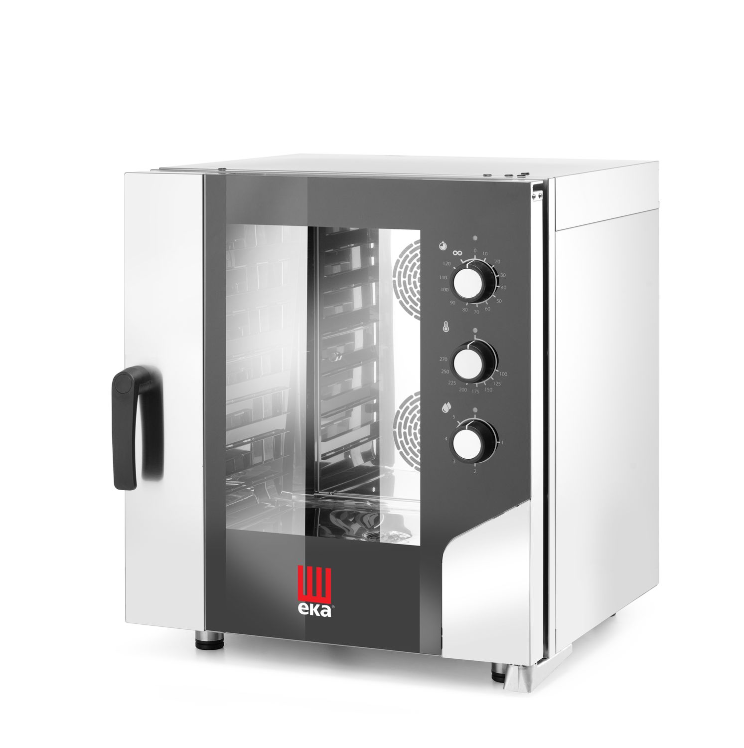 Piec konwekcyjno-parowy Millennial Smart Gastro, 7 × GN 1/1 – sterowany elektromechanicznie, elektryczny, Tecnoeka, Millennial Smart, 400V/10400W, 730x855x(H)850mm - obrazek 3