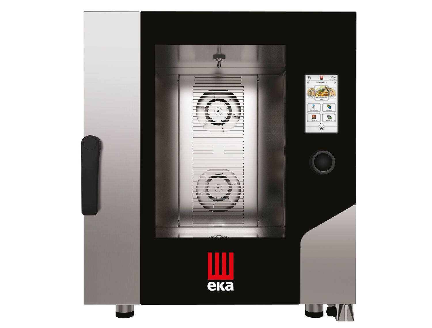 Piec konwekcyjno-parowy Millenial Touch Screen Gastro 7x GN 1/1, elektryczny, z automatycznym systemem myjącym, Tecnoeka, 400V/11400W, 730x849x(H)850mm