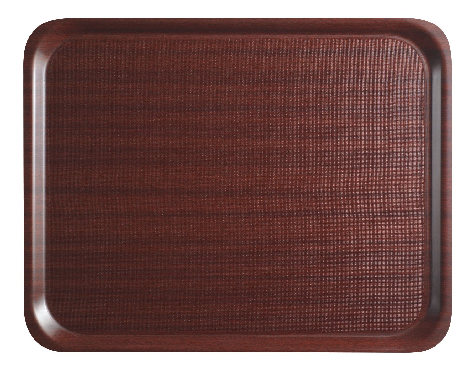 Taca do serwowania Mykonos prostokątna, antypoślizgowa, w kolorze mahoniowym, Cambro, prostokątna, mahoniowy, 430x610mm