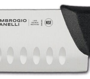 Nóż Santoku Supra, Ambrogio Sanelli, ostrze ze żłobieniami, (L)320mm