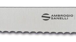 Nóż do pieczywa Supra, Ambrogio Sanelli, ząbkowane ostrze, (L)420mm