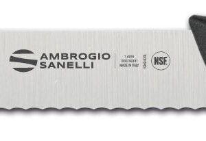 Nóż do pieczywa Supra, Ambrogio Sanelli, ząbkowane ostrze, (L)350mm
