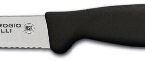 Nóż do obierania Supra, Ambrogio Sanelli, ząbkowane ostrze, (L)210mm