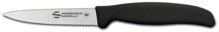 Nóż do obierania Supra, Ambrogio Sanelli, ząbkowane ostrze, (L)210mm