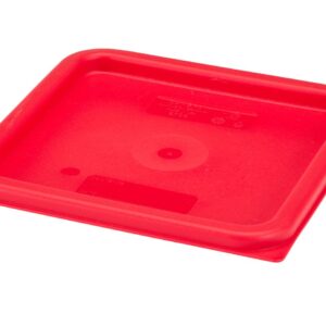 Pokrywka do pojemnika CamSquare marki CAMBRO, Cambro, do pojemnika 5,7 l oraz 7,6 l, czerwona, czerwony, 227x227x(H)16mm