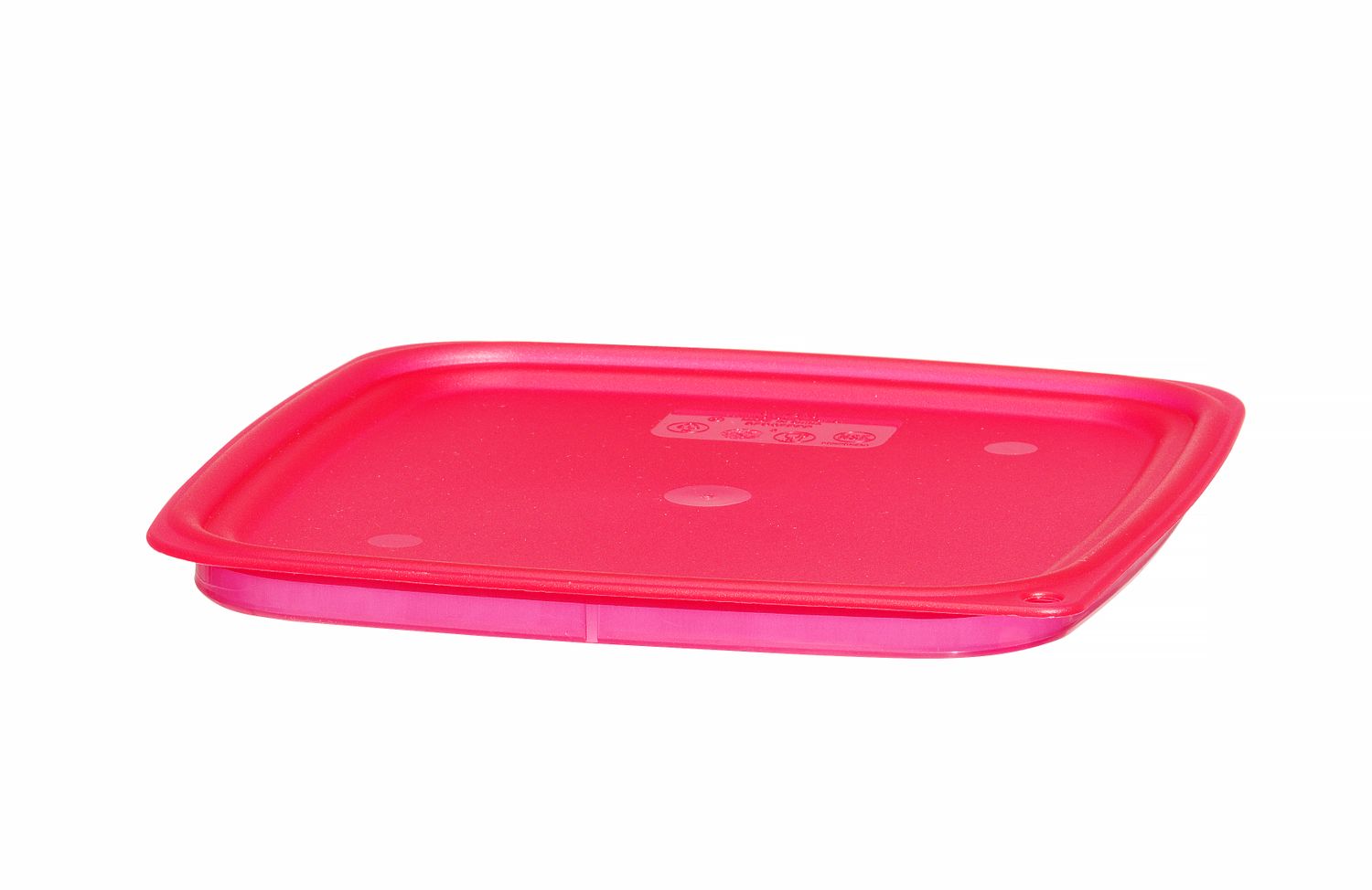 Pokrywka do pojemnika CamSquares Fresh Pro, Cambro, do pojemników 5,7l i 7,6l, czerwony, 229x229x(H)19mm