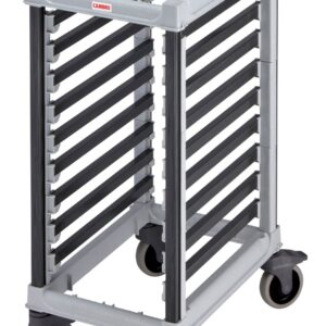 Wózek Camshelving do transportu pojemników, 9 × GN 1/1, Cambro, 730x438x(H)102mm