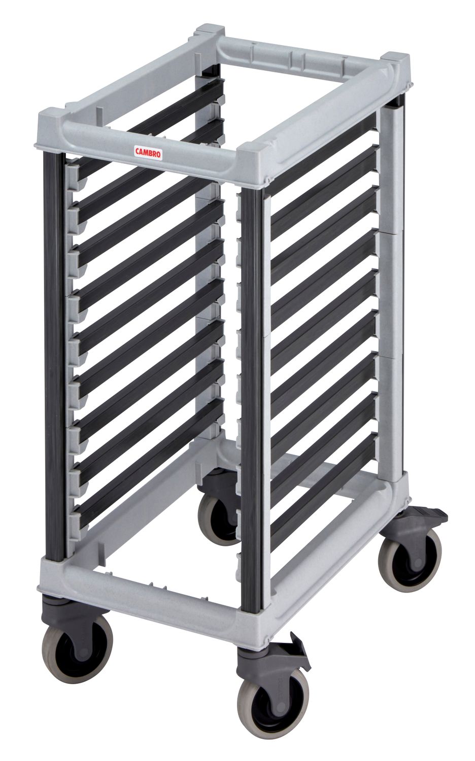 Wózek Camshelving do transportu pojemników, 9 × GN 1/1, Cambro, 730x438x(H)102mm