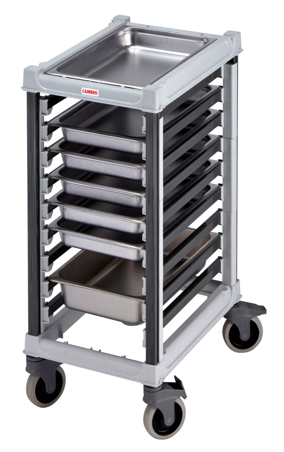 Wózek Camshelving do transportu pojemników, 9 × GN 1/1, Cambro, 730x438x(H)102mm - obrazek 5