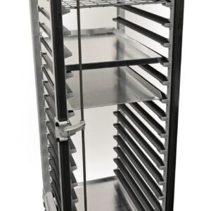 Wózek Camshelving do transportu pojemników, 18 × 600×400, Cambro, 516x783x(H)171mm