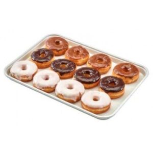 Taca poliestrowa Versa z płaskim rantem, Cambro, granitowy, GN 1/1, jasnoszary, 325x530x(H)mm