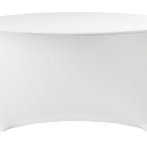 Obrus okrągły, HENDI, Kitchen Line, 810996, biały, ⌀1500x(H)760mm