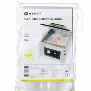 Worki do gotowania sous vide do pakowarek komorowych, HENDI, 100 szt., 150x250mm