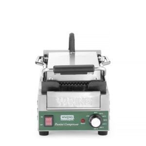 Grill kontaktowy Panini Compresso Slimline, Waring, 230V/1800W, 317x596x(H)260mm