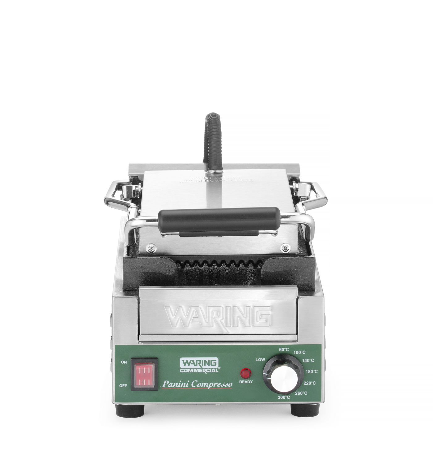 Grill kontaktowy Panini Compresso Slimline, Waring, 230V/1800W, 317x596x(H)260mm