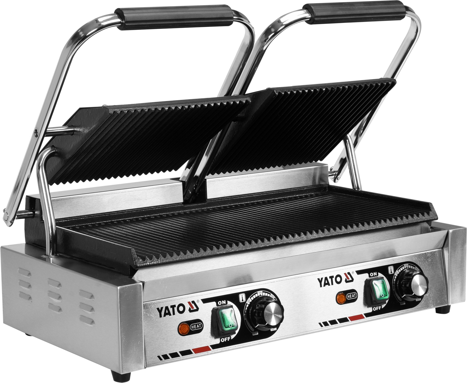 PODWÓJNY GRILL KONTAKTOWY RYFLOWANY 58CM