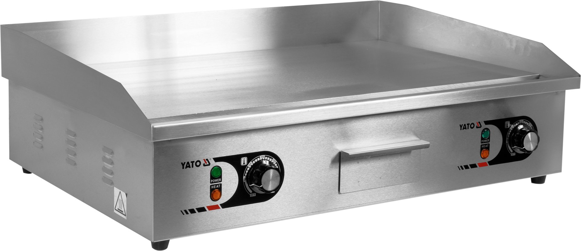 PŁYTA GRILLOWA GŁADKA 2x2,2kW 73CM