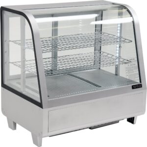 WITRYNA CHŁODNICZA 100L 68x45x67 SREBRNA