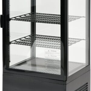 WITRYNA CHŁODNICZA 78L 42x38x96 CZARNA