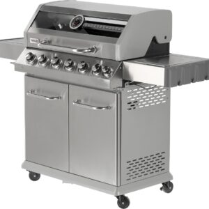 GRILL GAZ. ITAMI 6+1 INOX 20,5KW,Z SZYBĄ