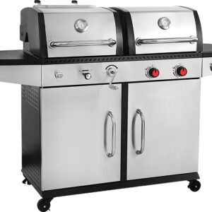 GRILL OTAKE 2W1, GAZ.+WĘGL,INOX 8,2KW