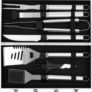 ZESTAW W WALIZCE DO GRILL. 7SZT, S/S