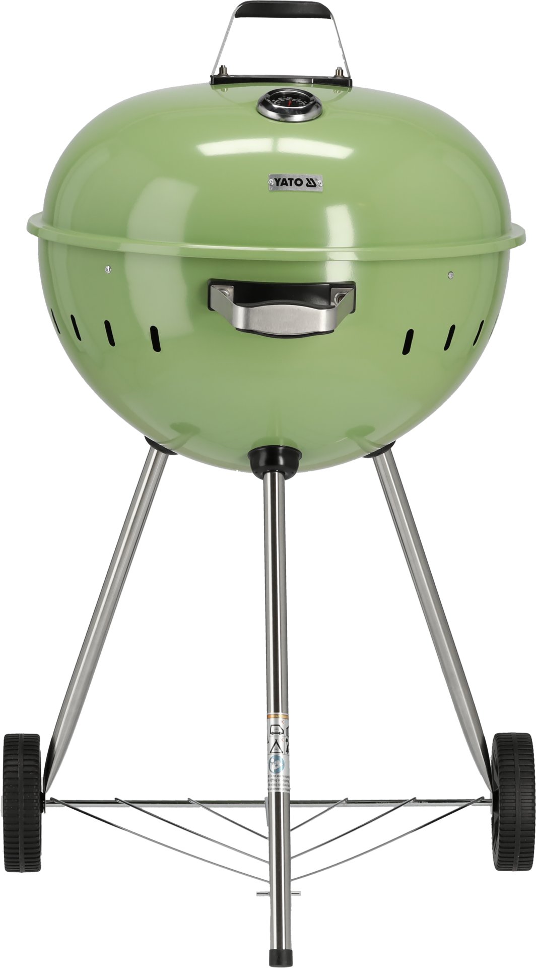 GRILL WĘGLOWY OKRĄGŁY 54CM ZIELONY