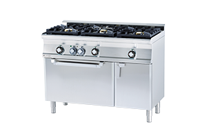 CF3-612 GEMV WOK Kuchnia gazowa WOK z piekarnikiem elektrycznym
