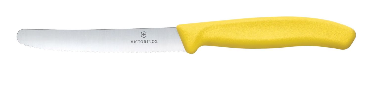 Nóż do pomidorów, Victorinox, żółty, (L)219mm - obrazek 2