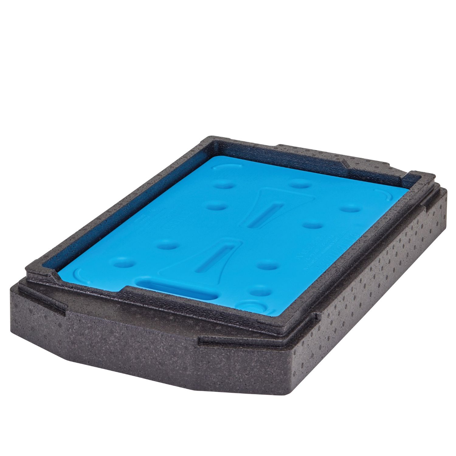 Pojemnik termoizolacyjny Cam GoBox ładowany od przodu, na pojemniki 600x400 mm, z 9 wbudowanymi prowadnicami, Cambro, 126 l, z 9-ma prowadnicami, 126L, czarny, 770x540x(H)687mm - obrazek 7