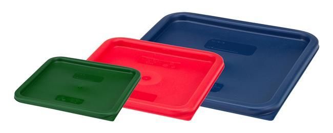Pokrywka do pojemnika CamSquare marki CAMBRO, Cambro, do pojemnika 5,7 l oraz 7,6 l, czerwona, czerwony, 227x227x(H)16mm - obrazek 2