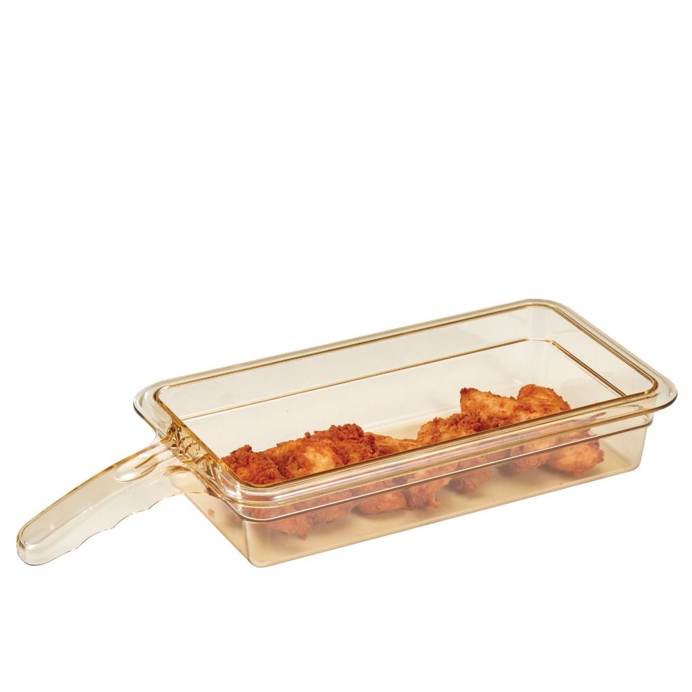 Pojemnik żaroodporny H-Pans™ z uchwytem, 2,4 l, Cambro, GN 1/3, 2,4L, transparentny, 176x325x(H)65mm - obrazek 2