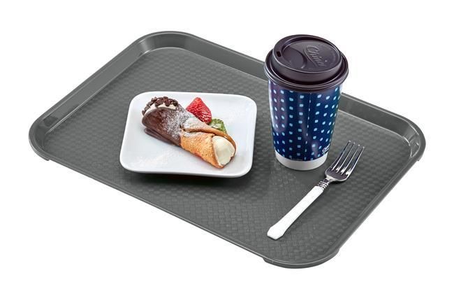 Taca z polipropylenu fast food, duża, Cambro, niebieska, niebieski, 355x457x(H)21mm - obrazek 2
