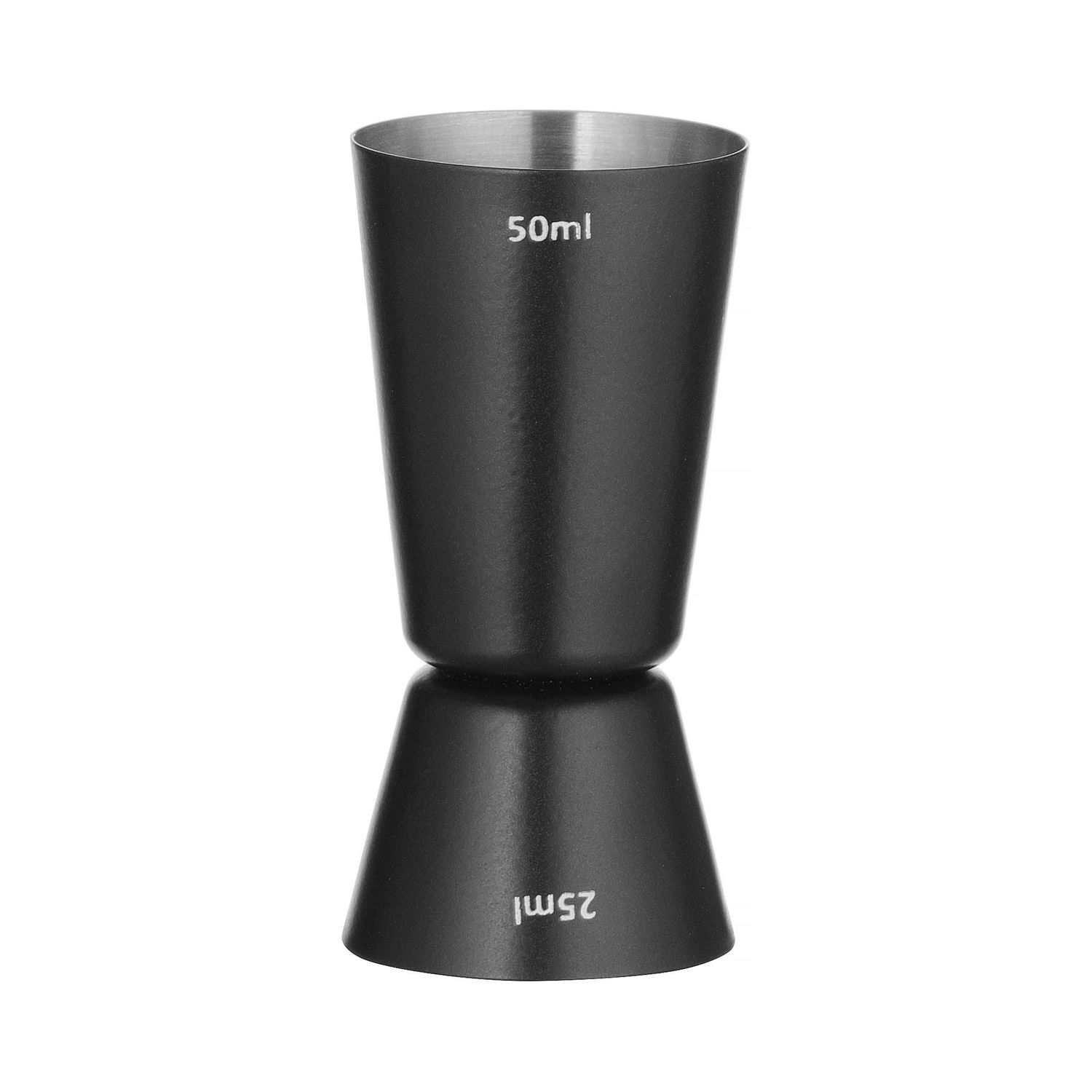 Jigger – miarka barmańska 25/50 ml, BarUp, czarny, ⌀45x(H)86mm - obrazek 2