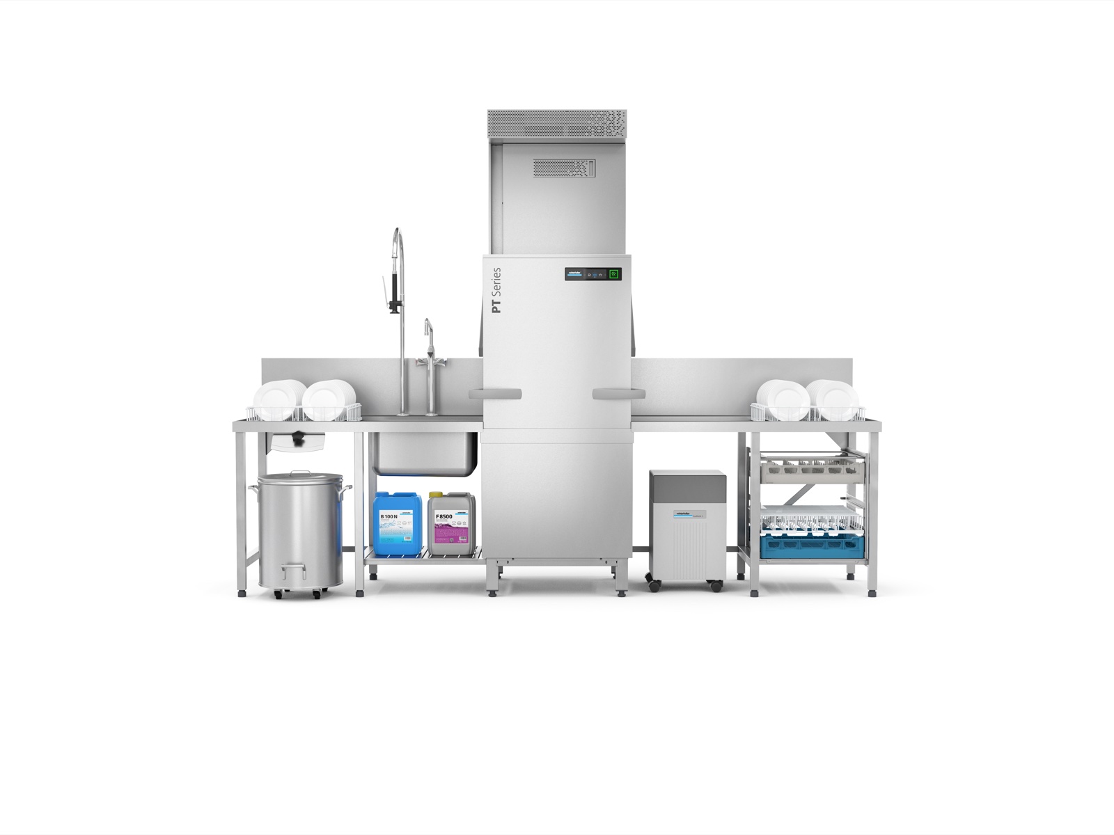 Winterhalter PT-XL - PT XL frontal closed EnergyPlus tables